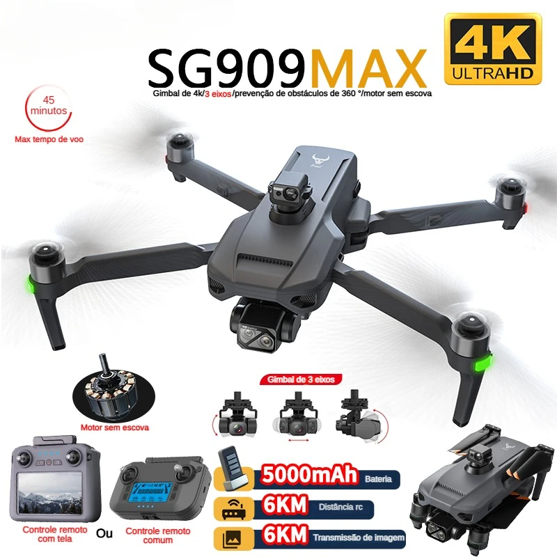 Drone Racing Camera - ZLL SG909 SG909MAX Professional Drone With