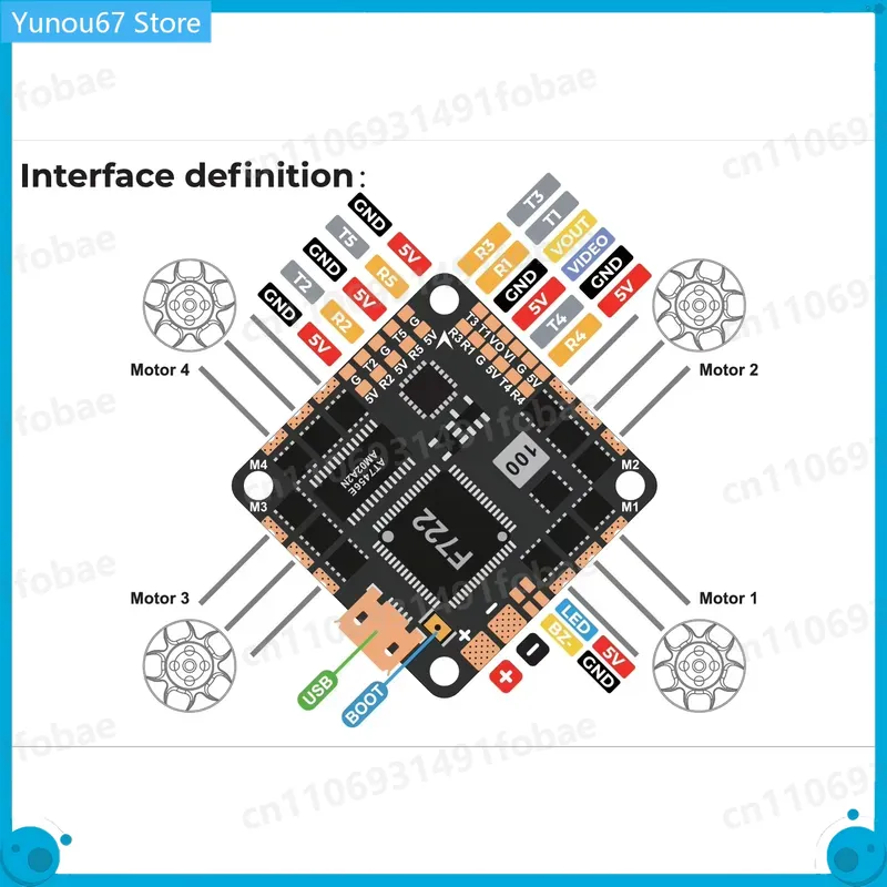 For GEPRC GEP-F722-45A AIO V2  - Drone Racing Esc recension och pris