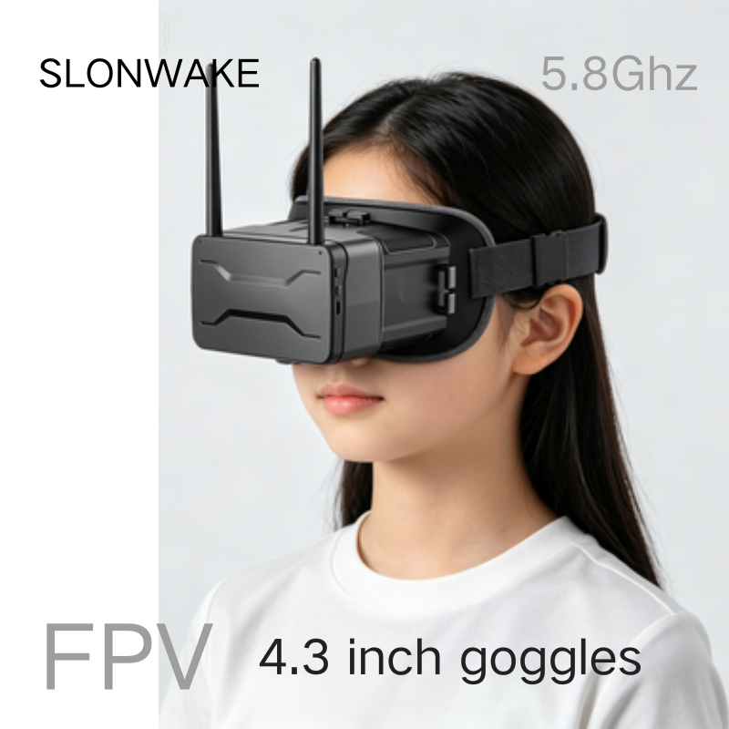 5.8G FPV Goggles 4.3 Inch 480* - Drone Racing Goggles recension och pris