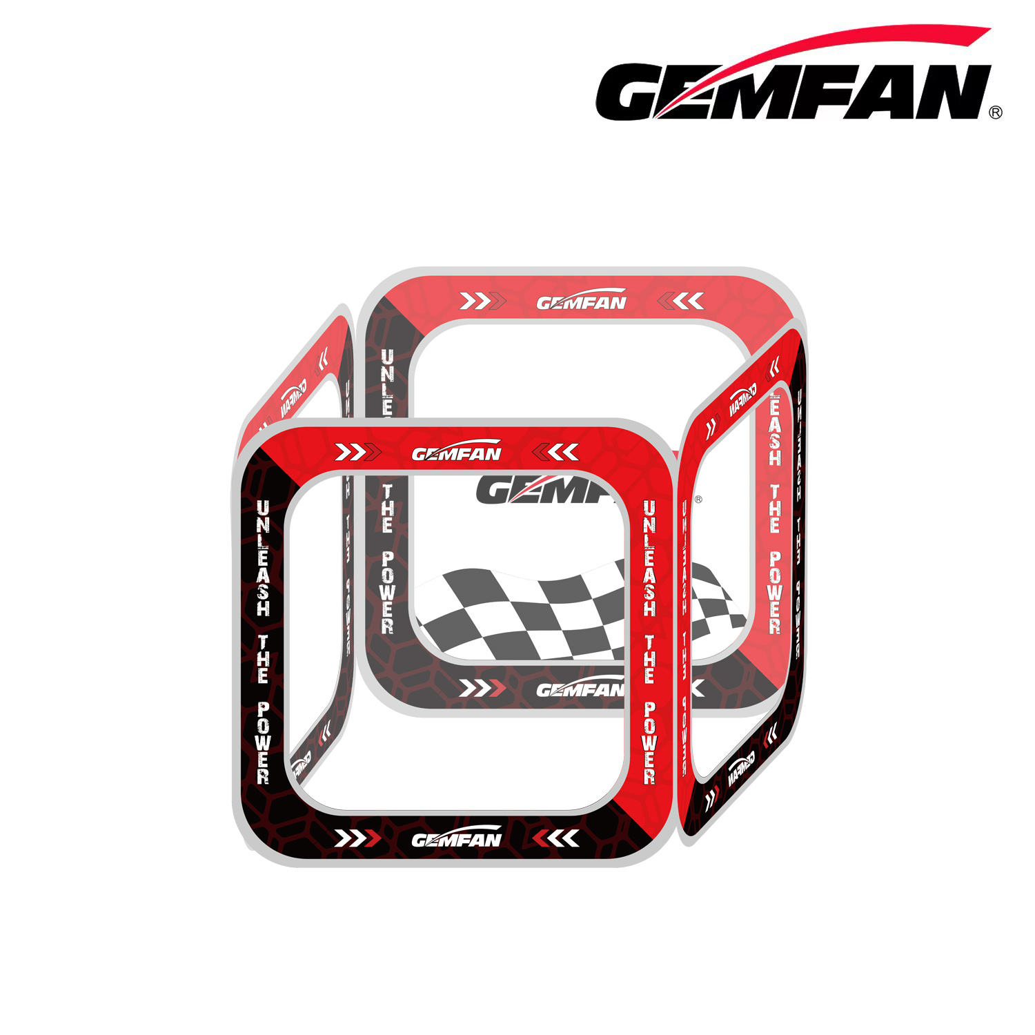 Gemfan AC-SM-6 FPV Racing Dron - Drone Racing Flag recension och pris